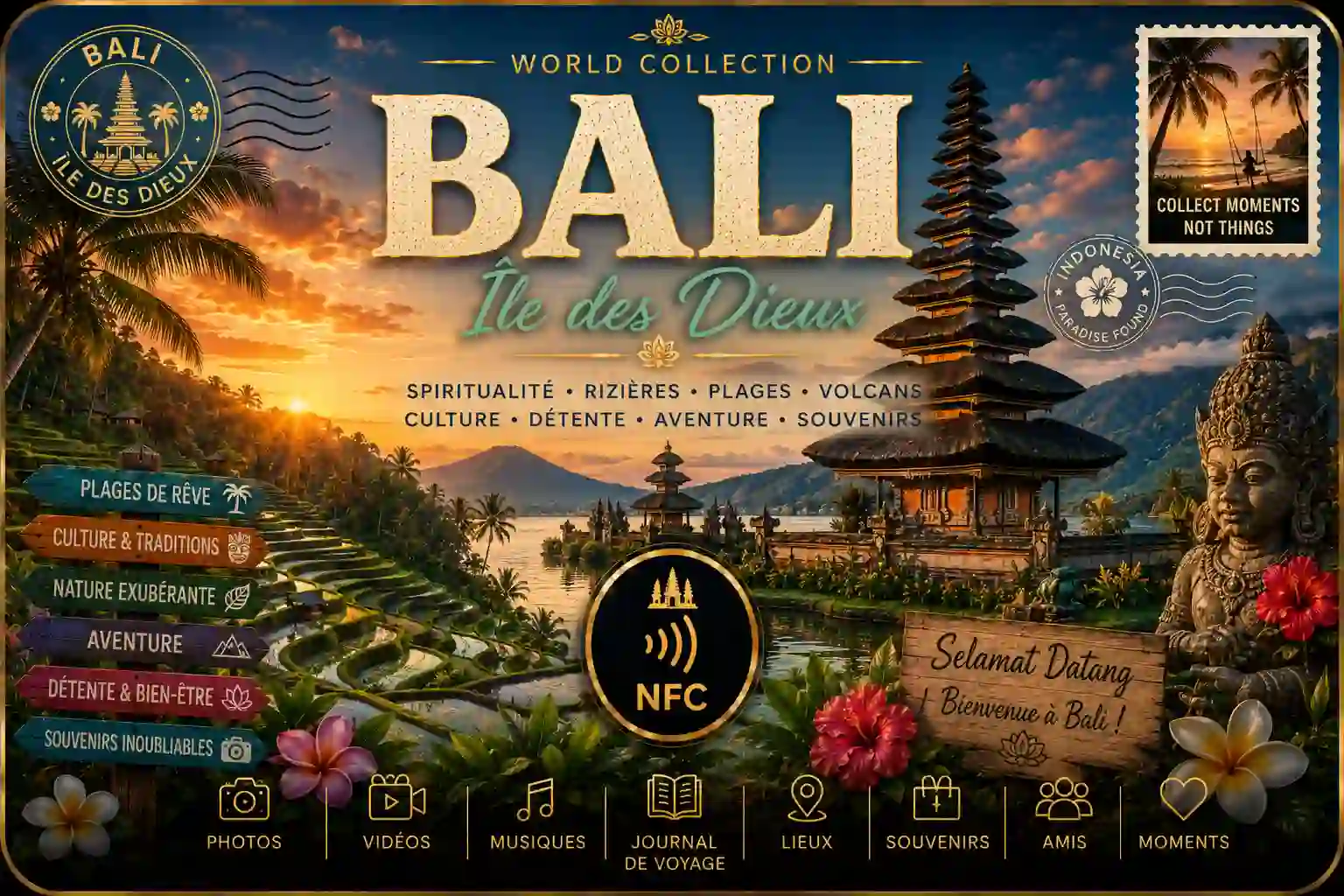 Carte NFC Bali