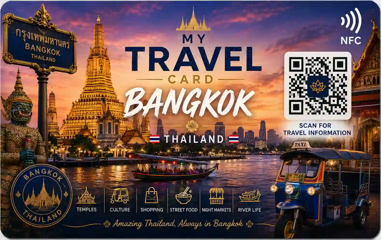 Carte NFC Bangkok