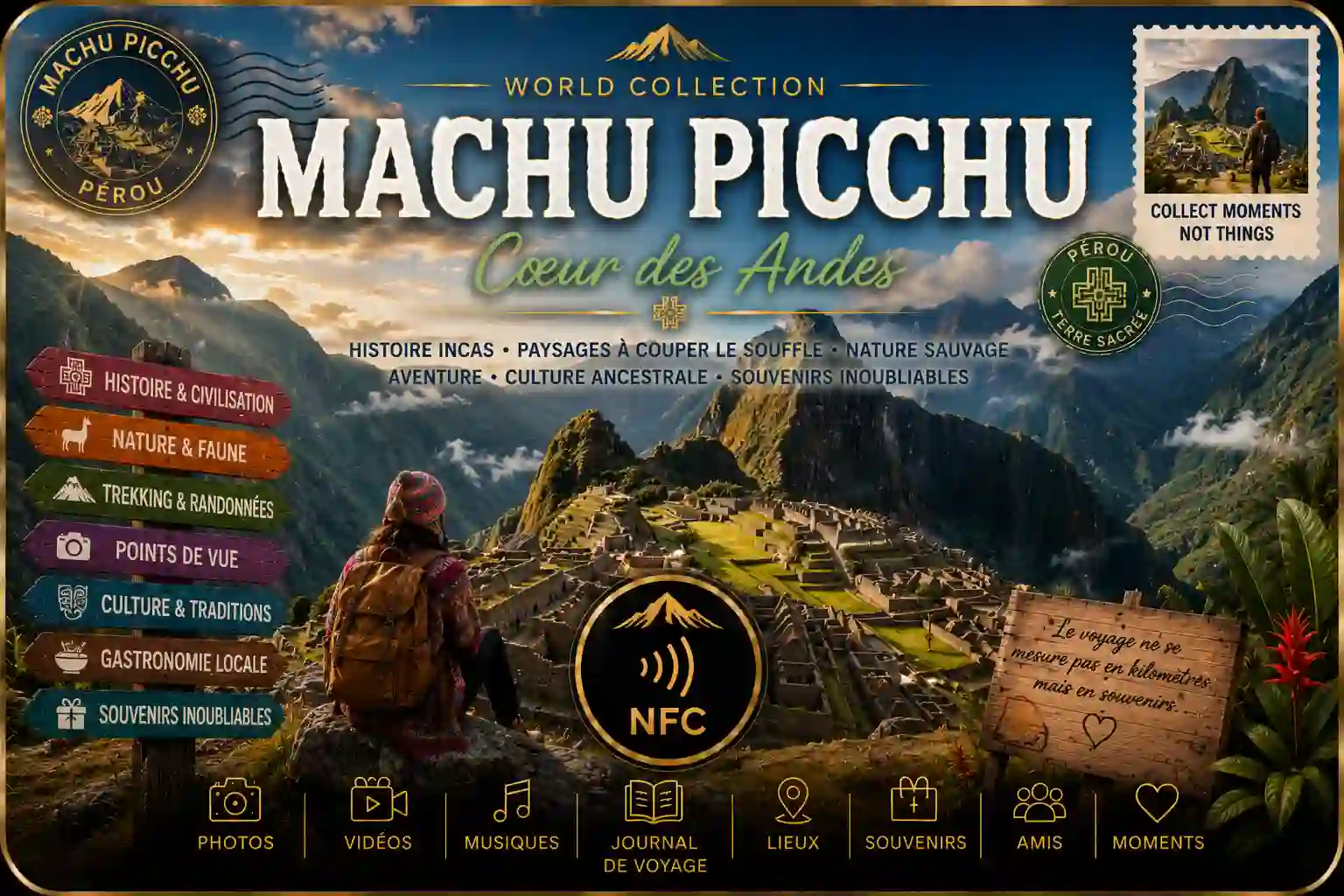 Carte NFC Machu Picchu