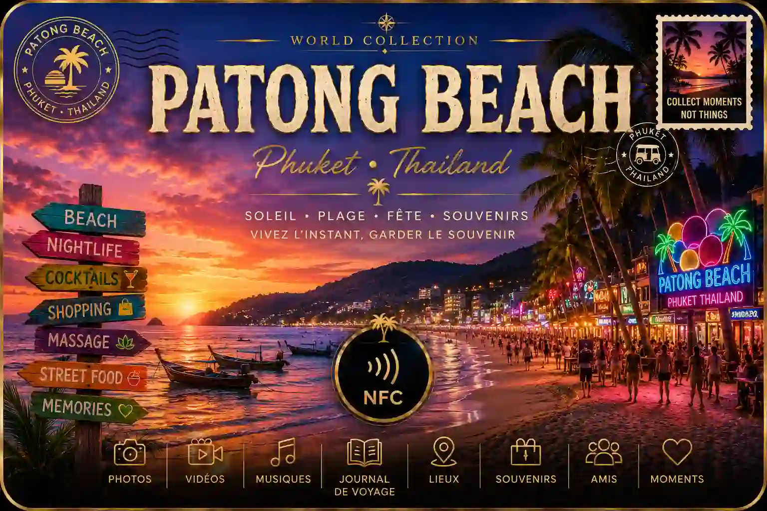 Carte NFC Patong