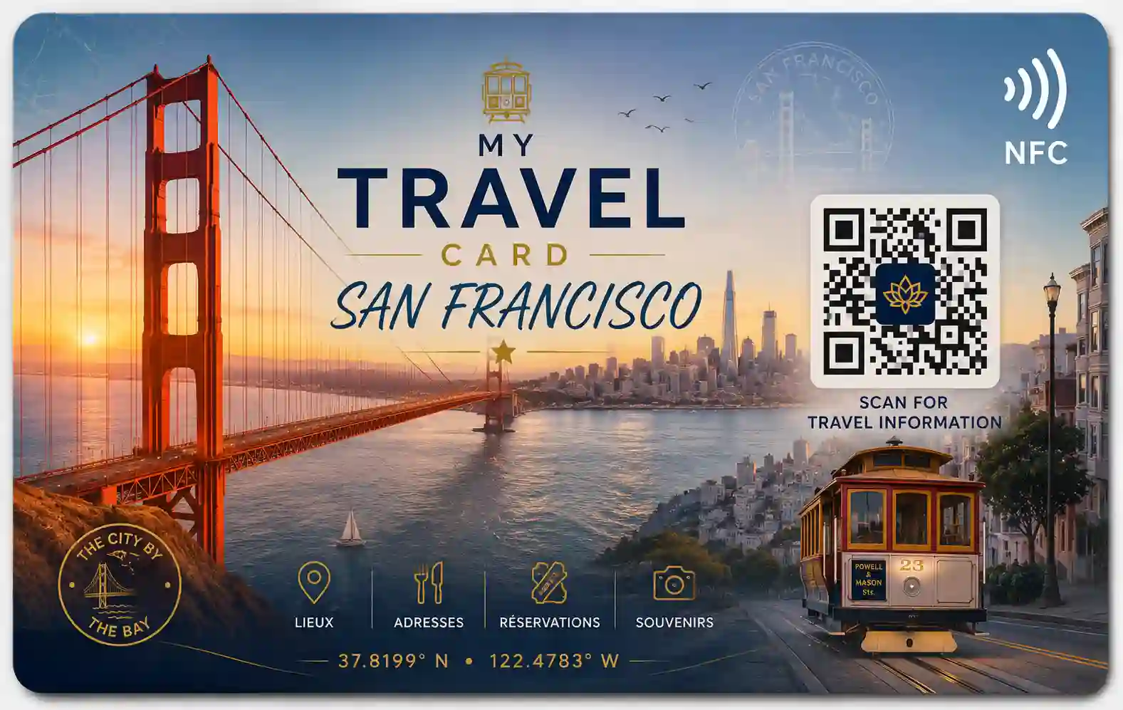 Carte NFC San Francisco