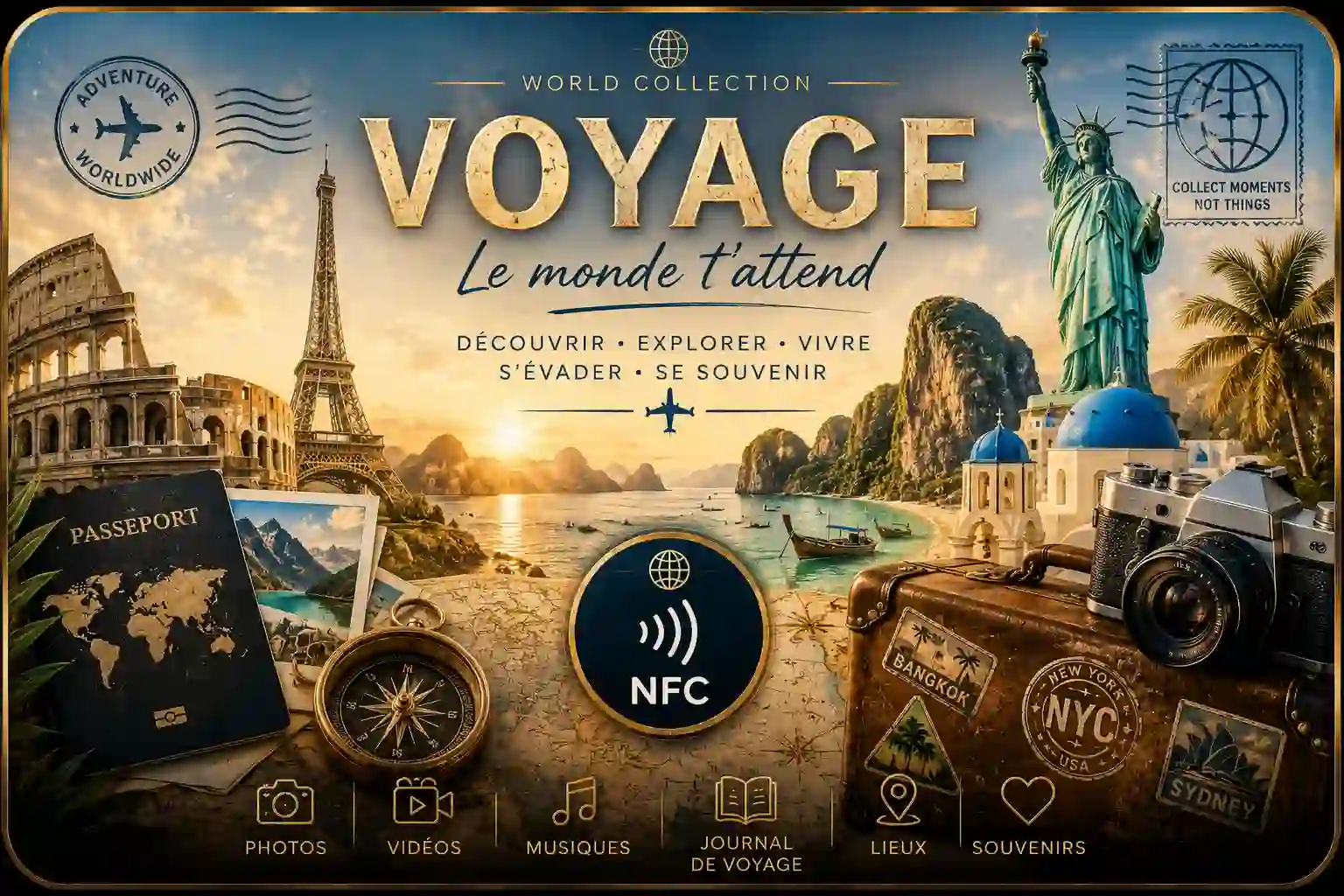 Carte NFC Ma Carte de Voyage